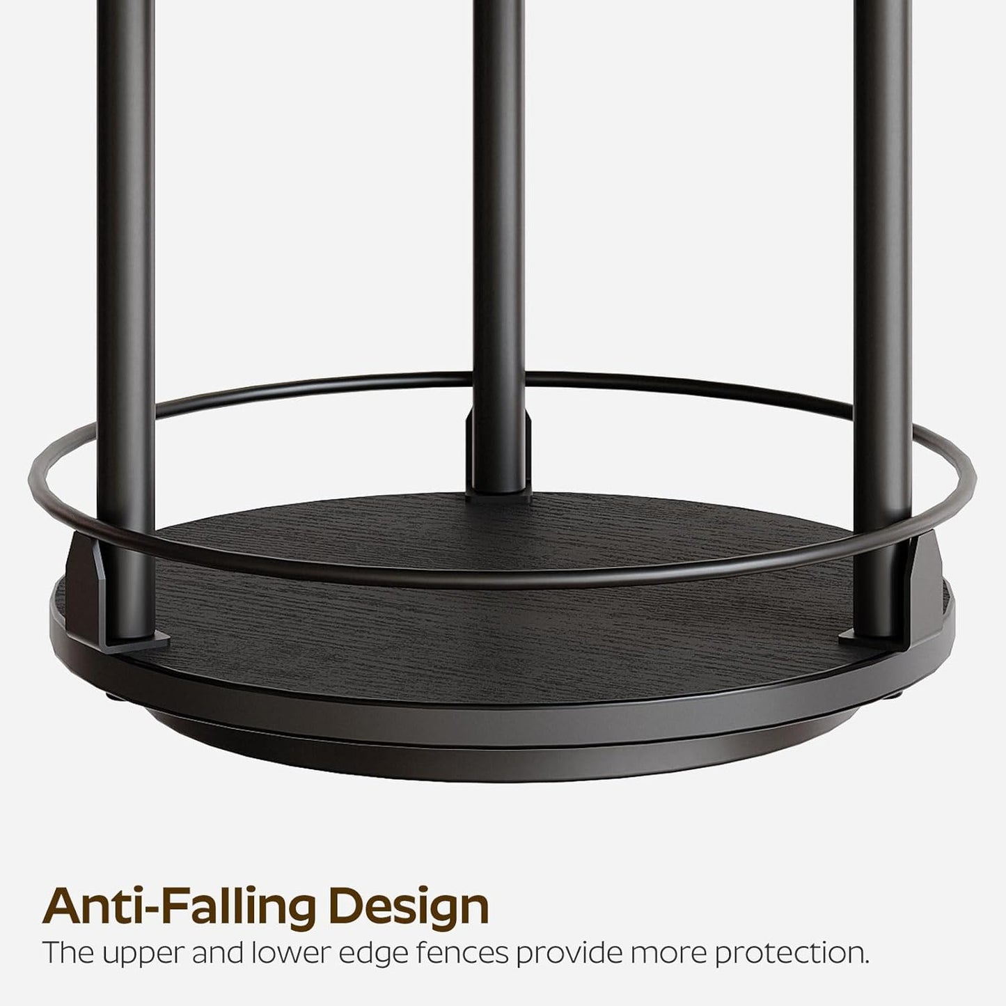 MTANK 2-Tier Rotating Spice Rack Organizer – 360° Rotating Rack for Kitchen Countertop for Jars, Bottles & Condiments||
