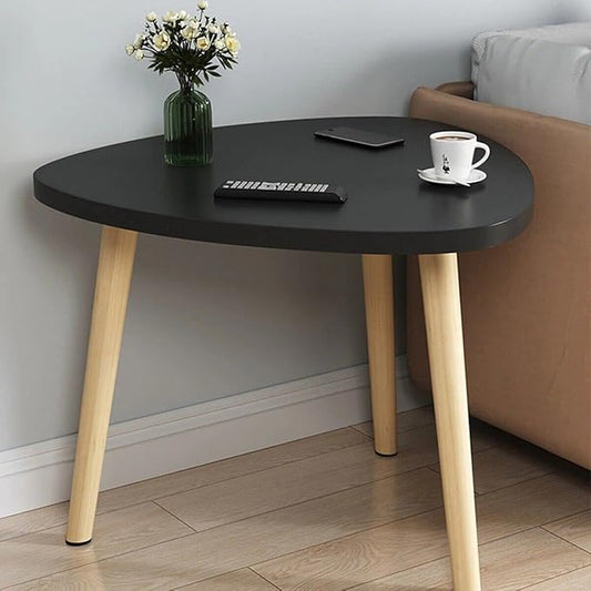 MTANK Black Nesting Coffee Table| Modern Side Table for Home and Office| Triangle Shape Coffee Table | (B-1)