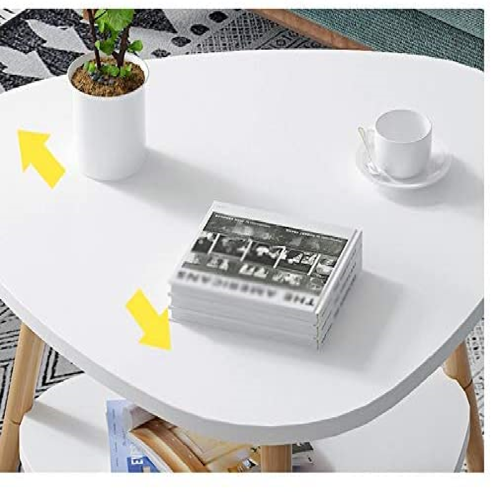 MTANK Nesting Coffee Table| 2 Tier End Table| Living Room Sofa Center Coffee Table for Home|