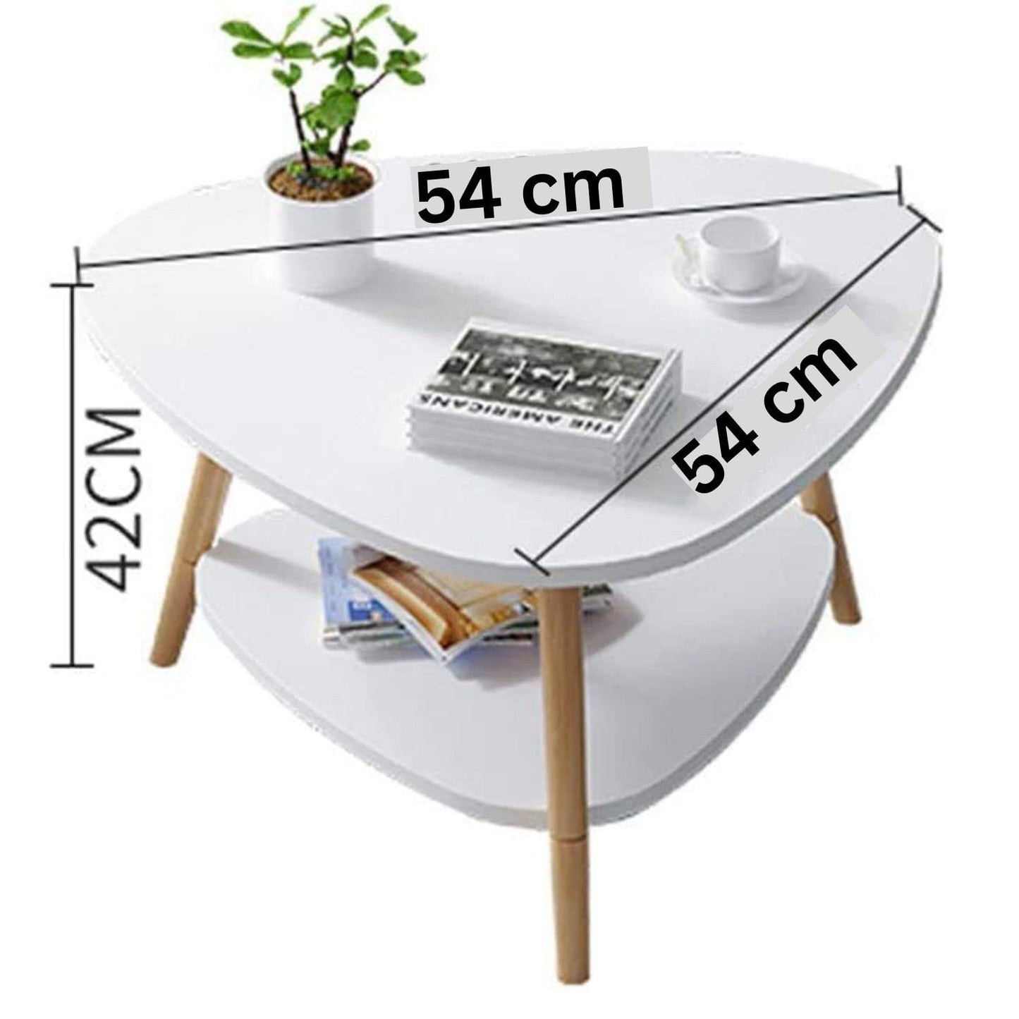 MTANK Nesting Coffee Table| 2 Tier End Table| Living Room Sofa Center Coffee Table for Home|