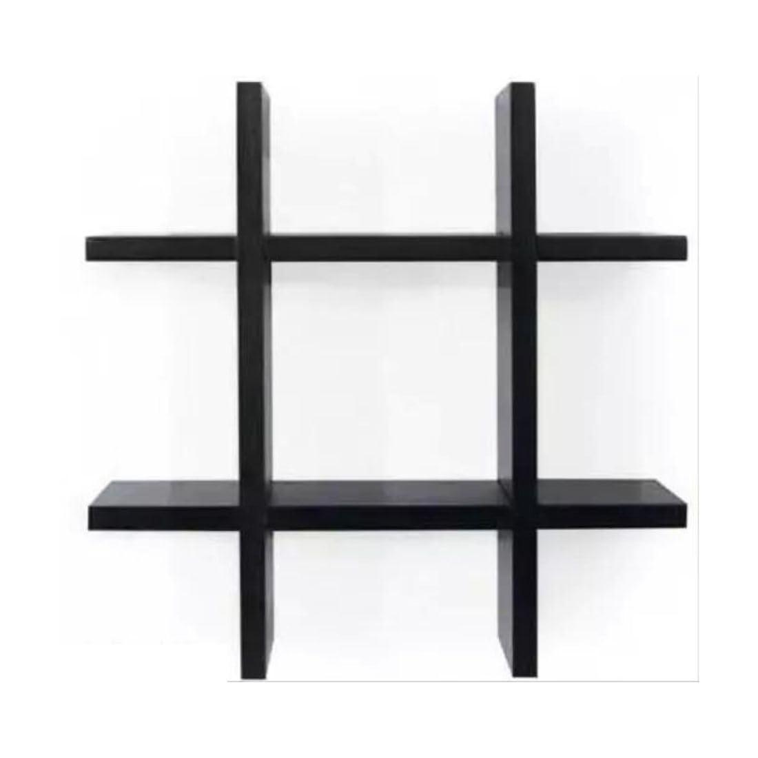 MTANK Storage Wall Shelf Mount for Living Room and Office| Decor Items Engineered Wood 4 Pcs Foldable Shelf Storage Box Rack| (#)